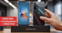 OnePlus Nord धमाका: 24GB RAM + गेमिंग मोड और एक PS5 मुफ्त — कीमत ₹7,499 में फ्लैश-ऑफर।